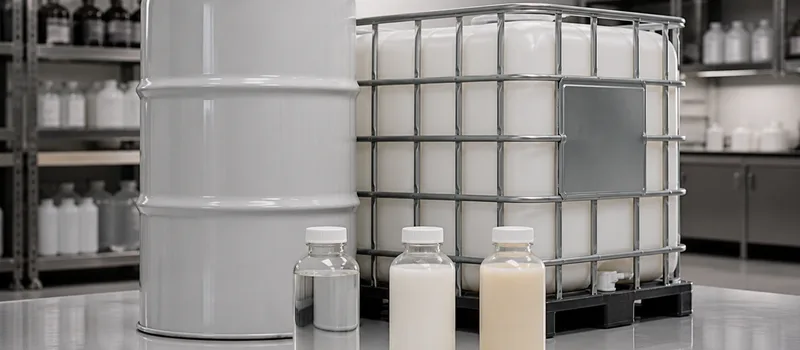 Sealed bulk formats with controlled surfactant and emulsion samples.