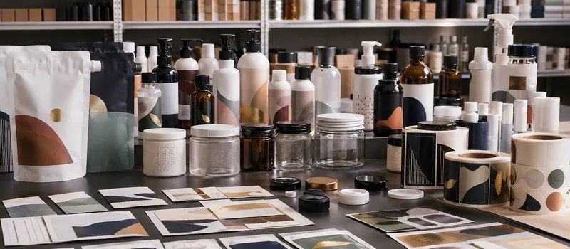 Packaging formats, closures and printed components.