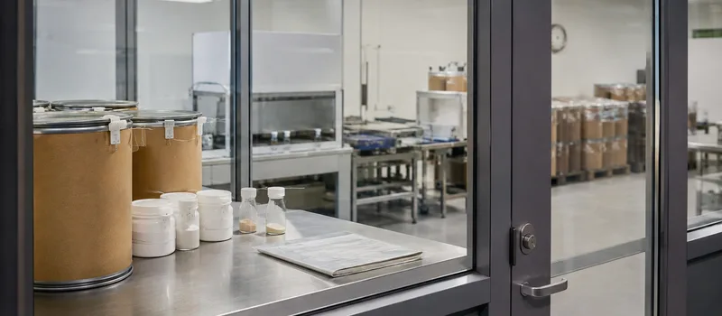 Sealed pharmaceutical and nutraceutical materials in controlled receiving.