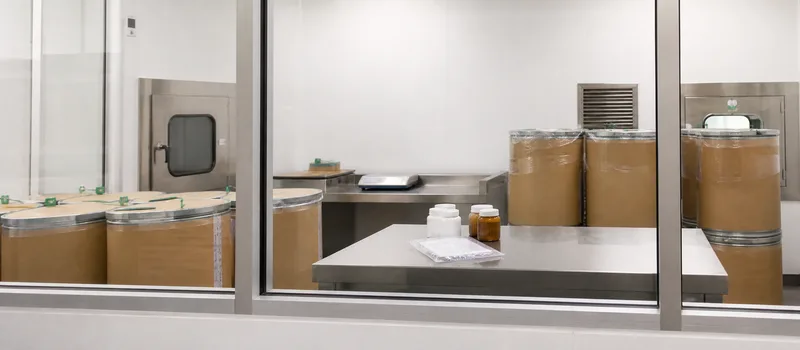 Sealed pharmaceutical and nutraceutical materials in controlled receiving.