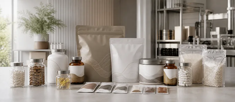Premium private-label supplement ranges in varied retail formats.