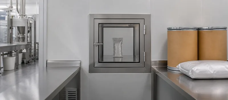 Tamper-evident pharmaceutical ingredient containers in controlled receiving.