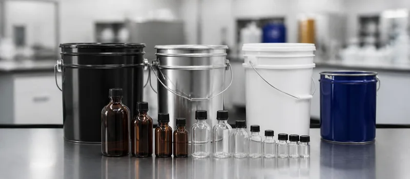 Sealed flavour and fragrance evaluation samples.